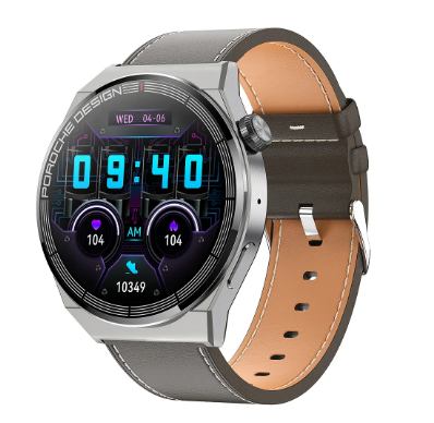 2024 Newest Arrivals HK46 Smart watch 1.36inch ip68 waterproof bt calling blood Oxygen Heart Rate Testing NFC payment Smartwatch